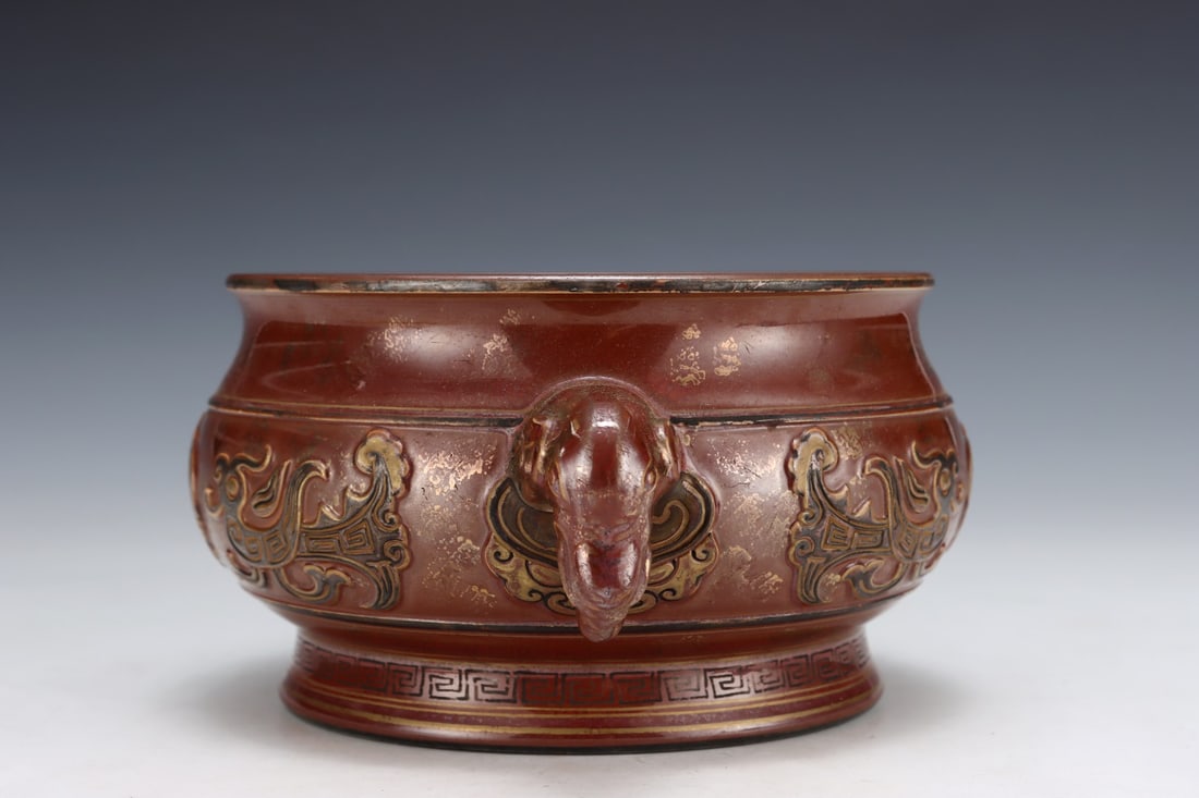An Exquisite ???? Phoenix Pattern Elephant-Ears Censer - 2