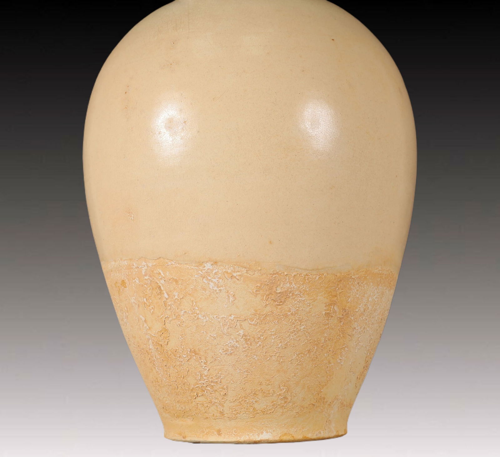 A Huge White Glazed Double-Ears Vase - 6