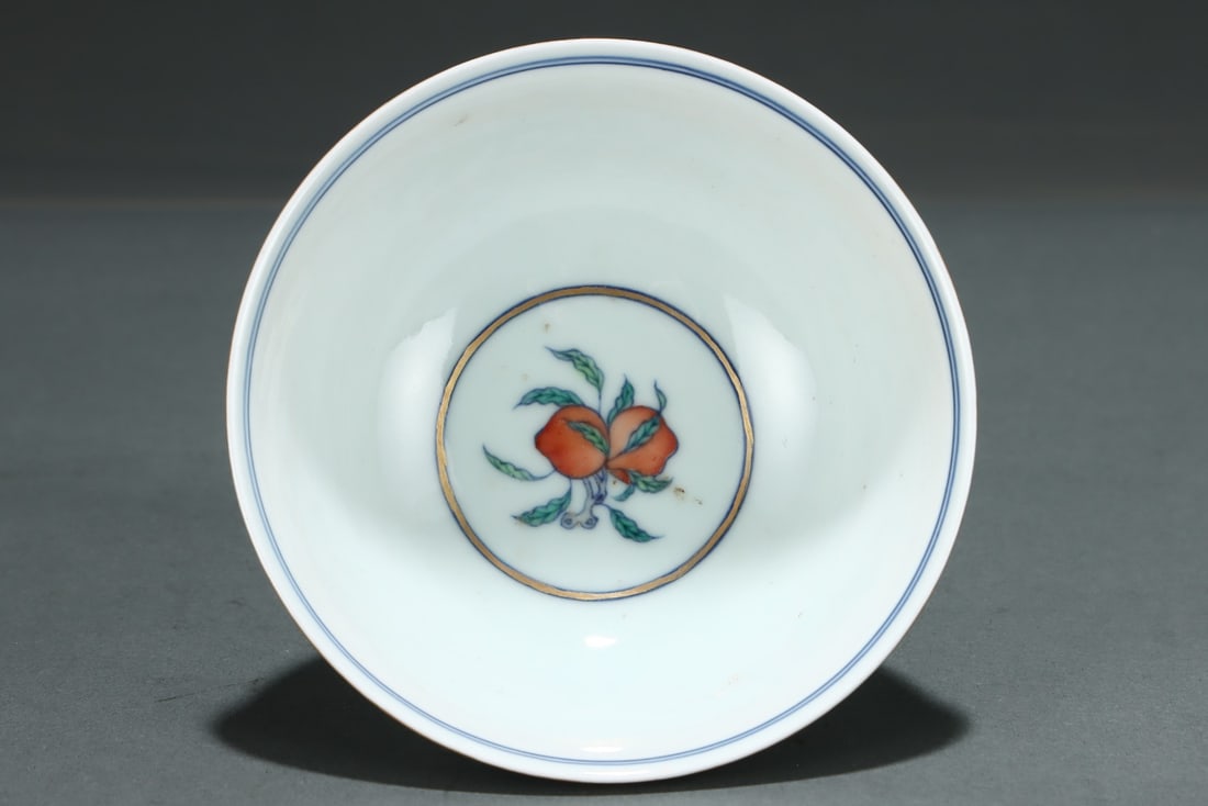 An Exquisite Doucai Eight Treasures Pattern Stem Cup - 6