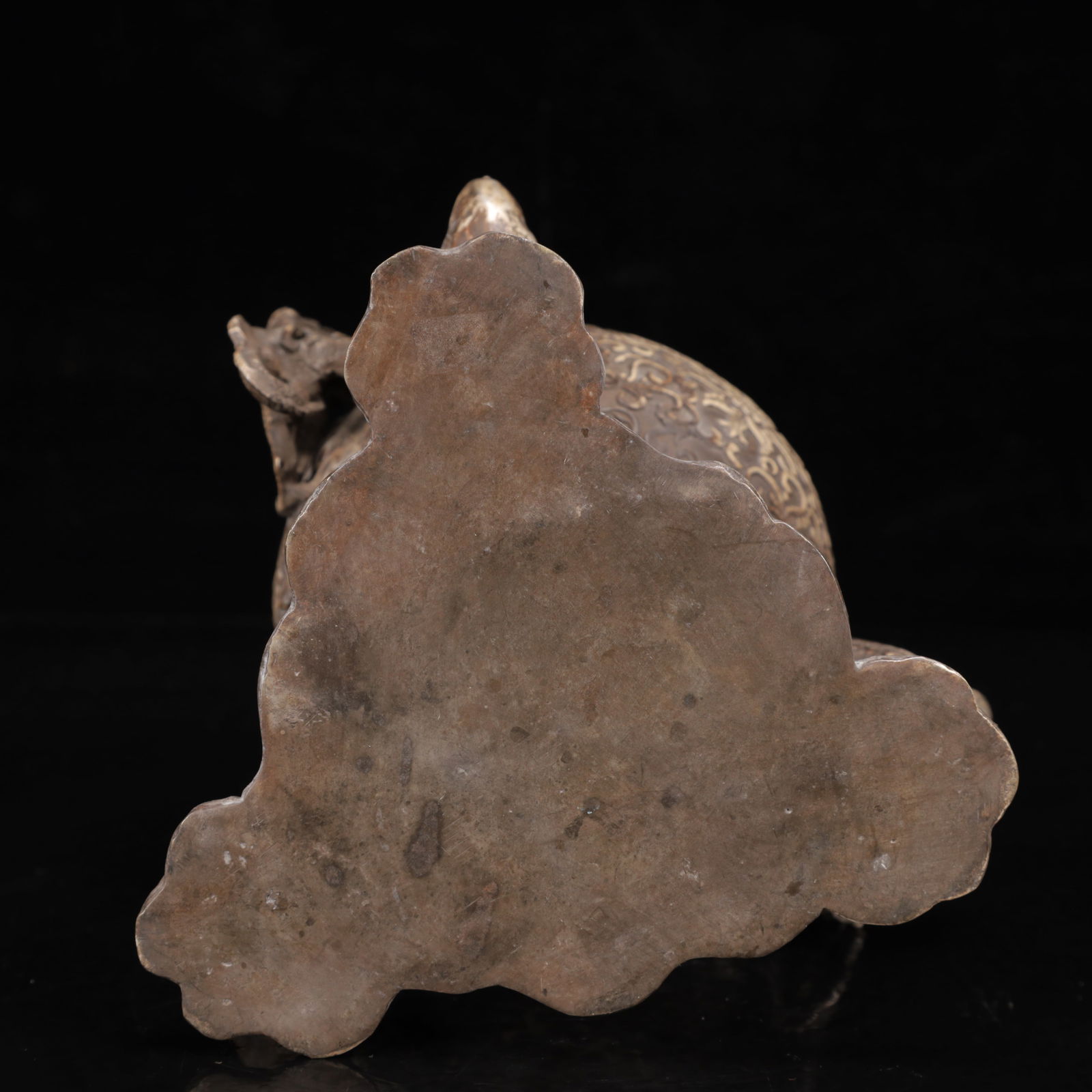 An Exquisite Silver Lotus Pattern Crane Censer - 13