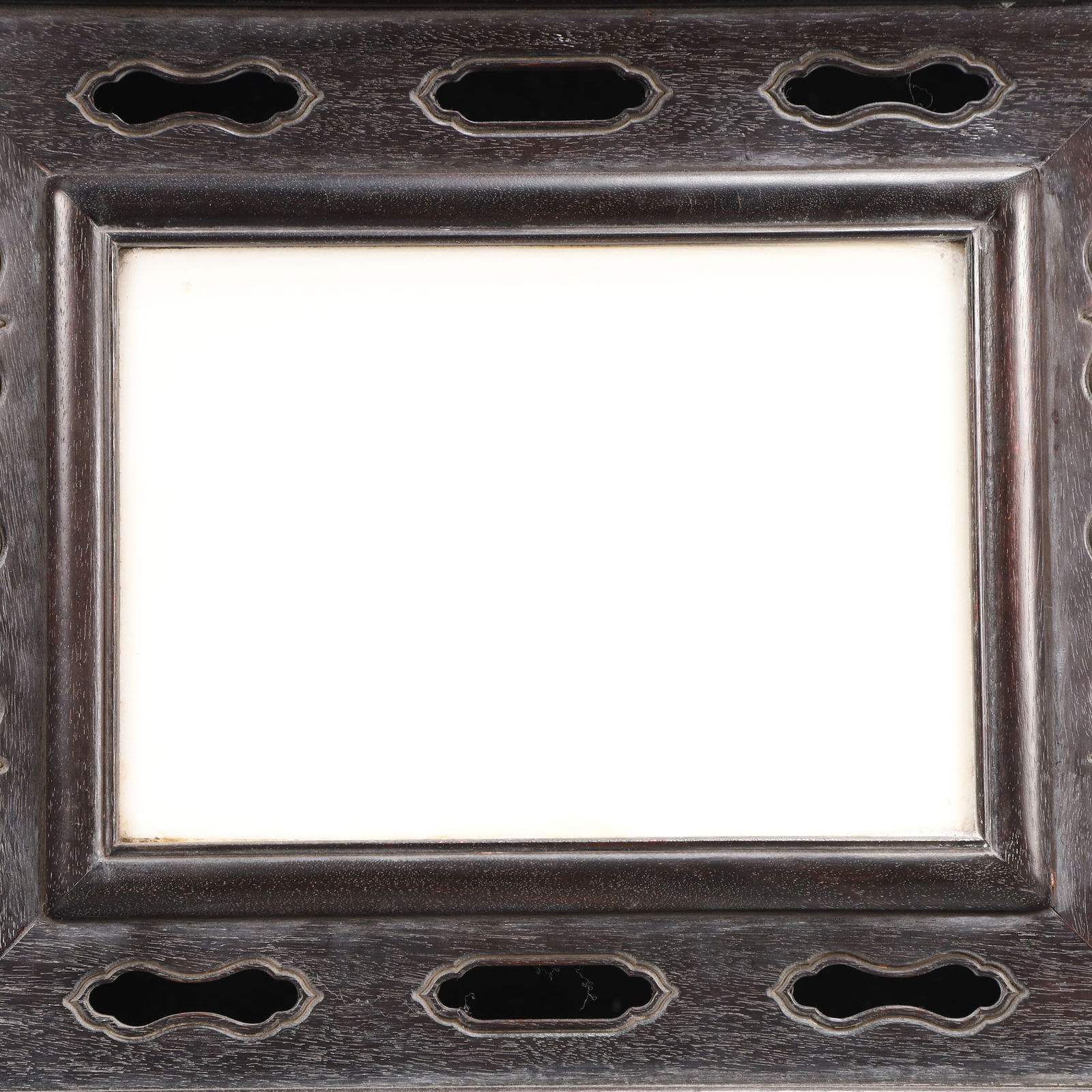 An Exquisite Eaglewood Flower and Bird Pattern Table Screen - 9