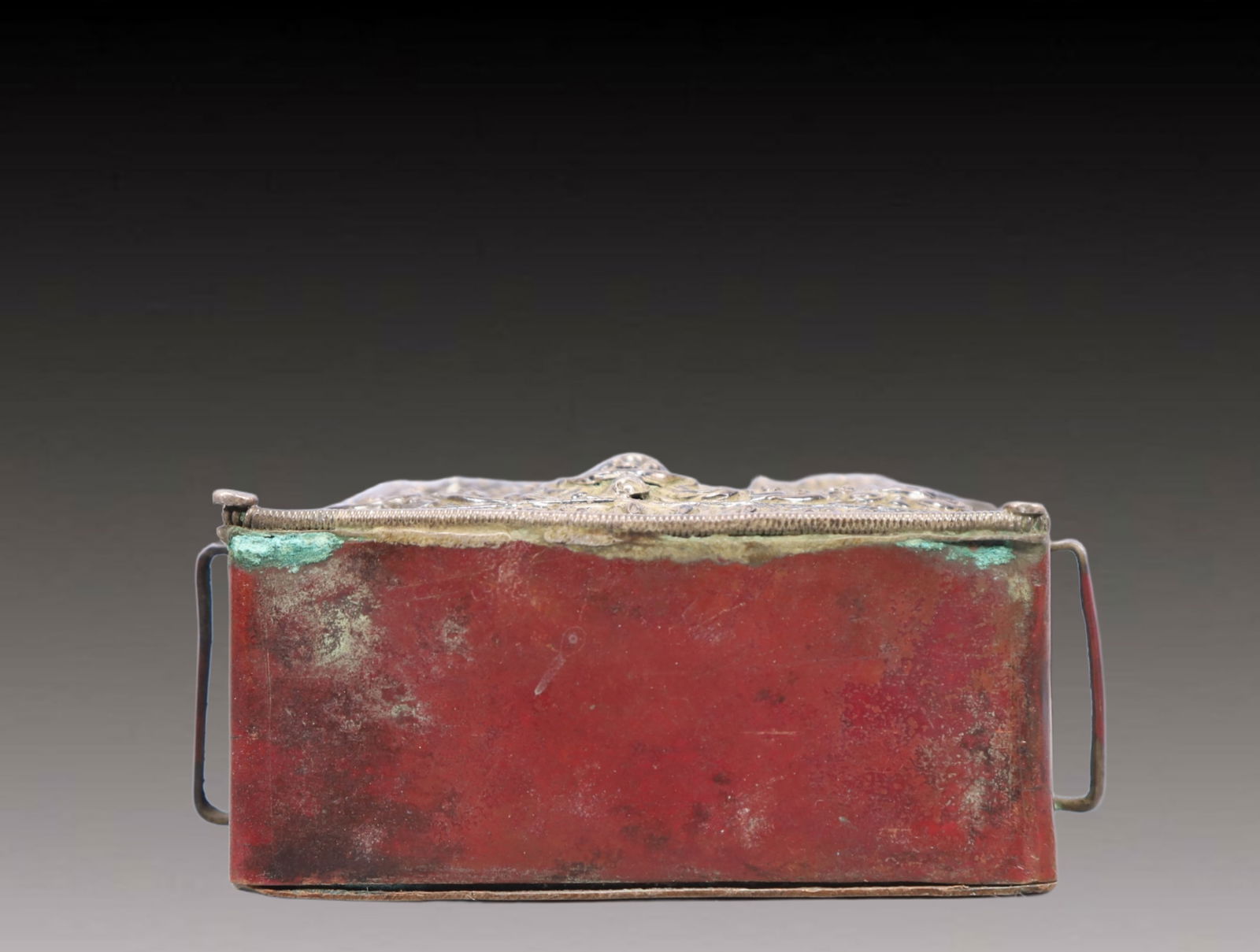 A Rare Bronze Flower Pattern Niche - 5