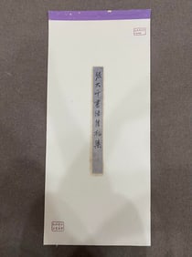 A Set of Chinese Ink Calligraphy on Paper