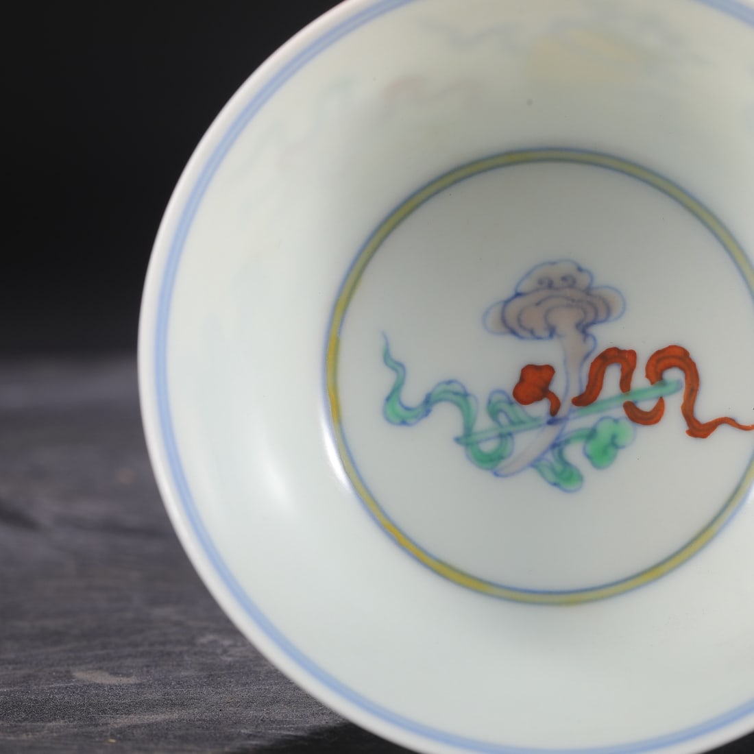 An Exquisite Doucai Eight Treasures Pattern Cup - 4