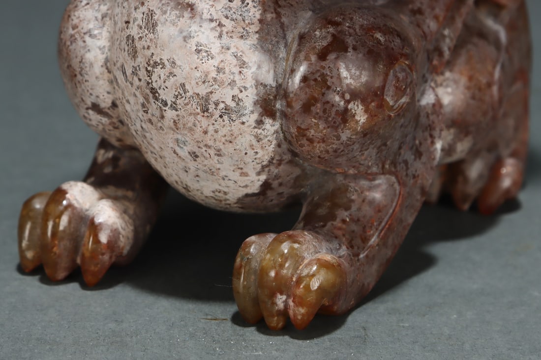 An Exquisite Archaic Jade Dragon Pattern Cup - 6