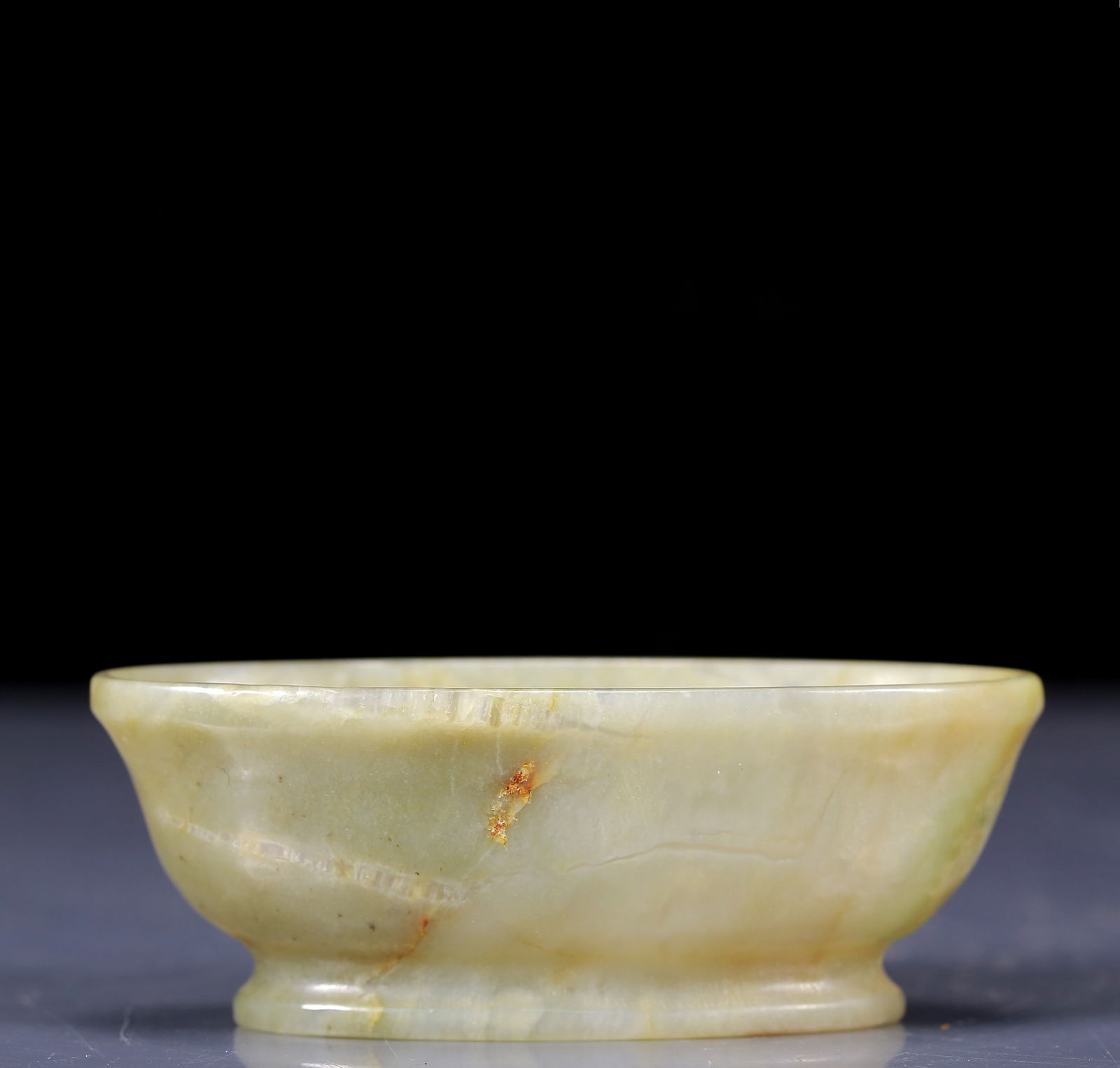 An Exquisite Greenish Jade Cup (1 of 6)