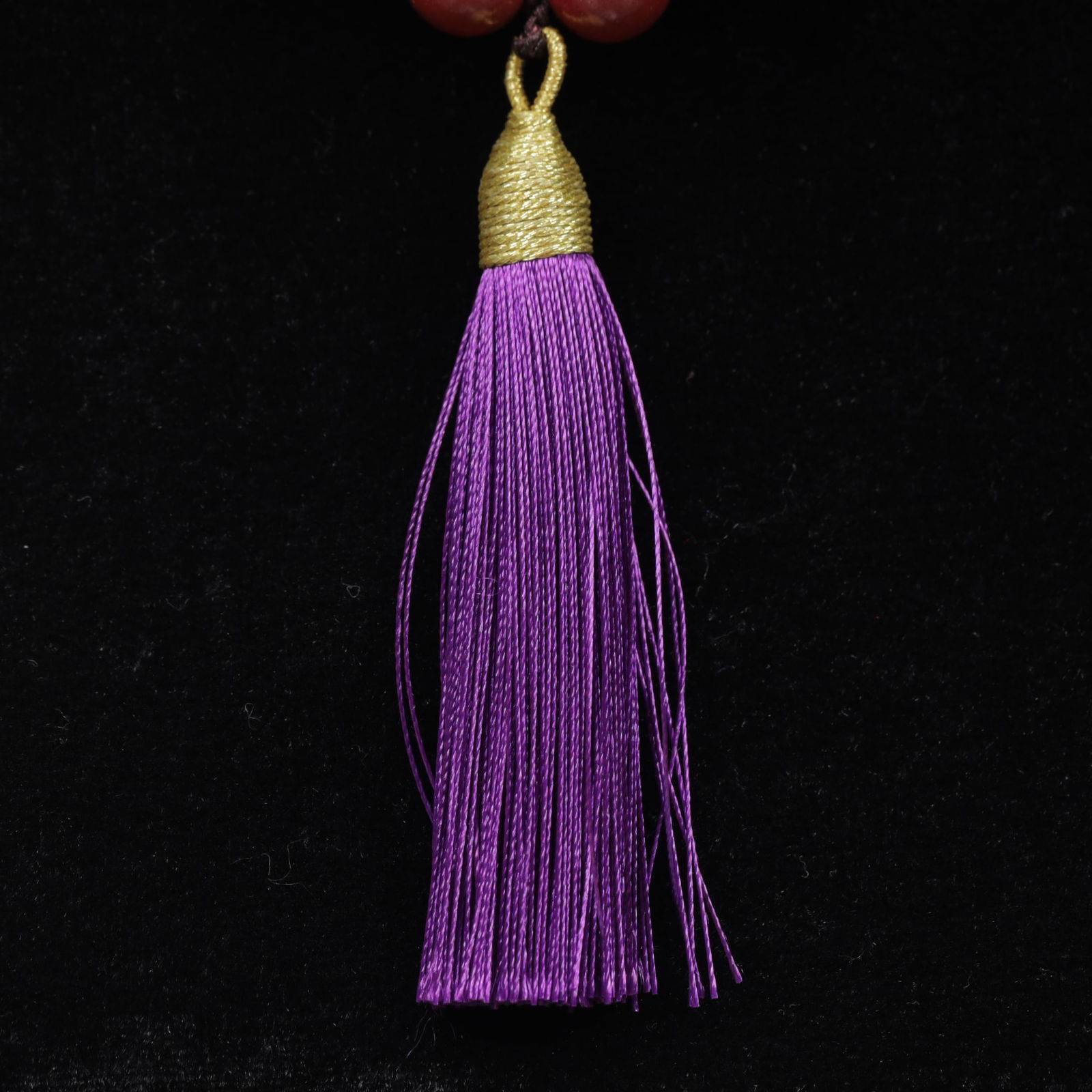 An Exquisite Cinnabar Lotus Pattern Pendant - 3