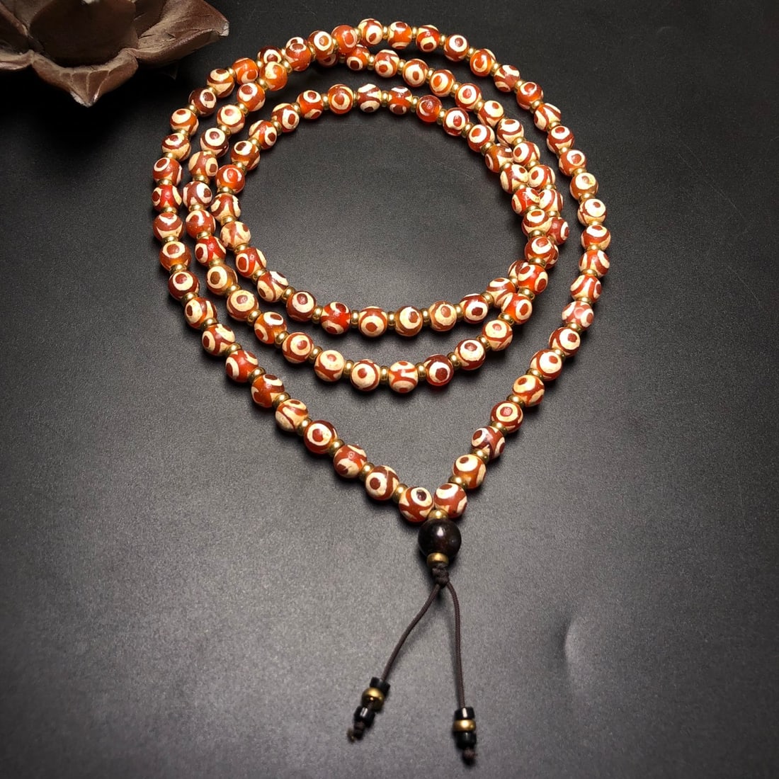 A Precious Dzi Bead Necklace (1 of 9)