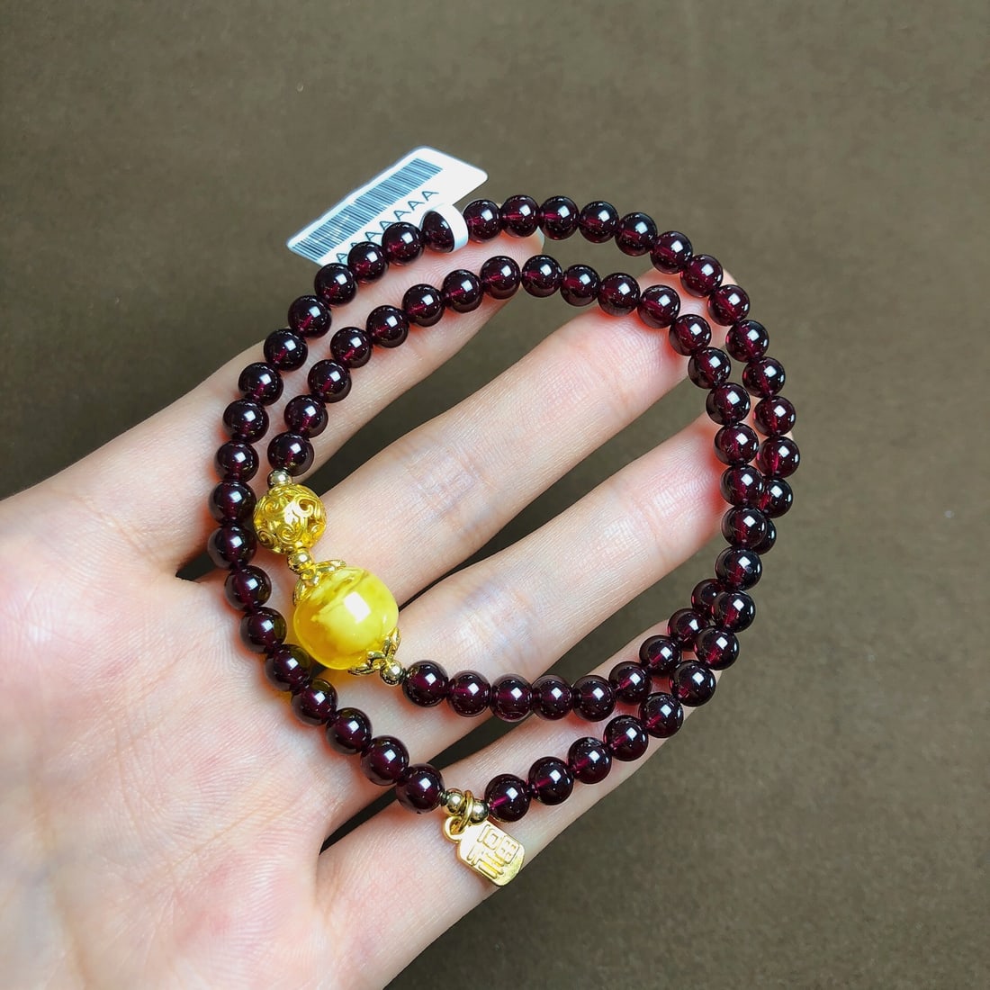 An Exquisite Crystal Amber Bracelets (1 of 8)