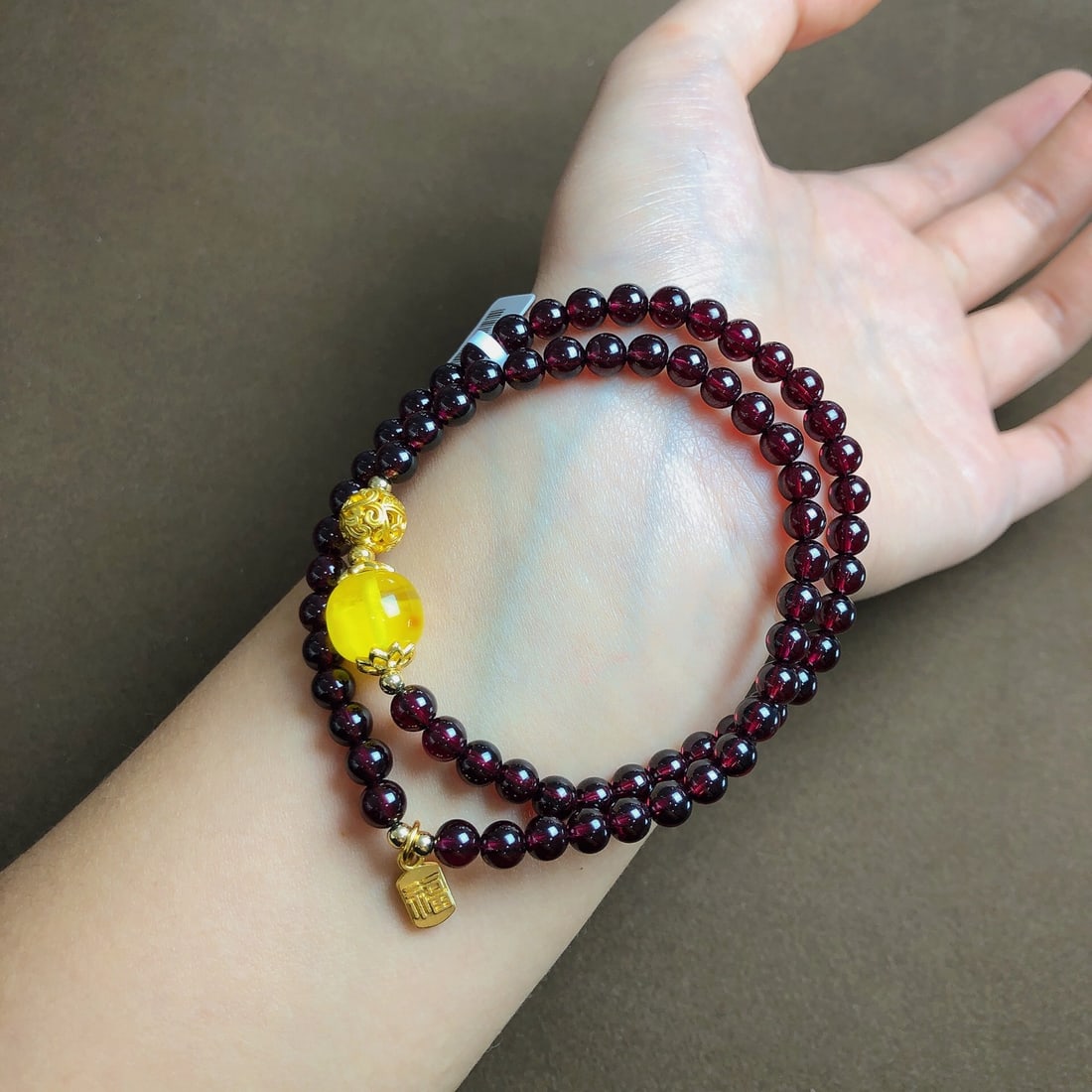 An Exquisite Crystal Amber Bracelets - 3