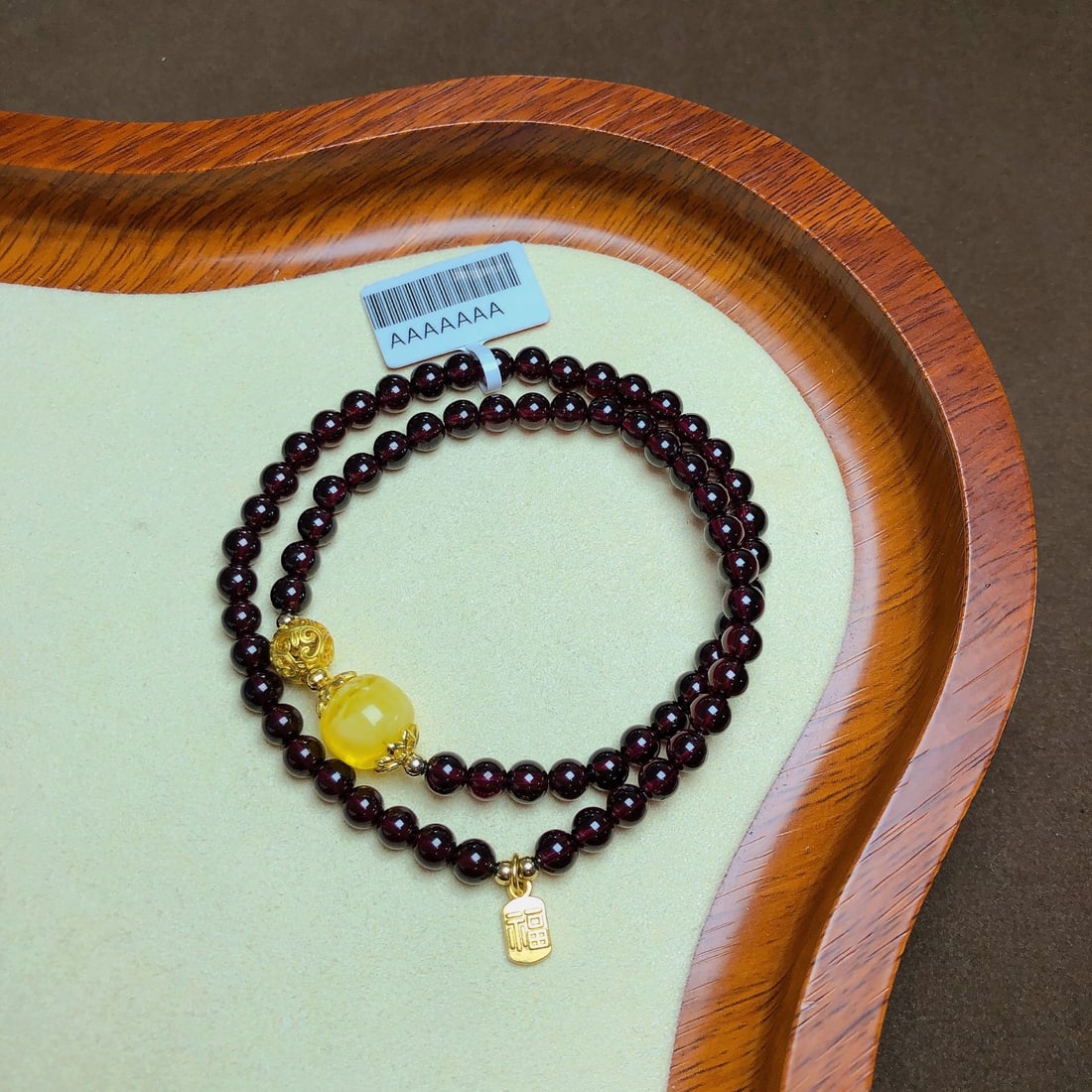 An Exquisite Crystal Amber Bracelets - 7