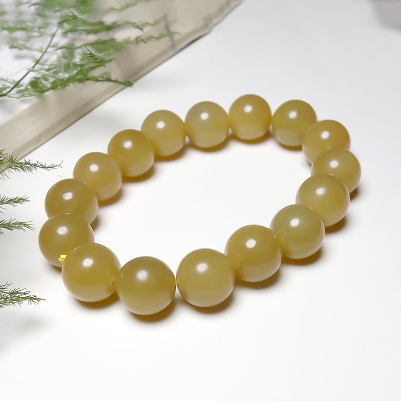 An Exquisite White Jade Bracelets - 4
