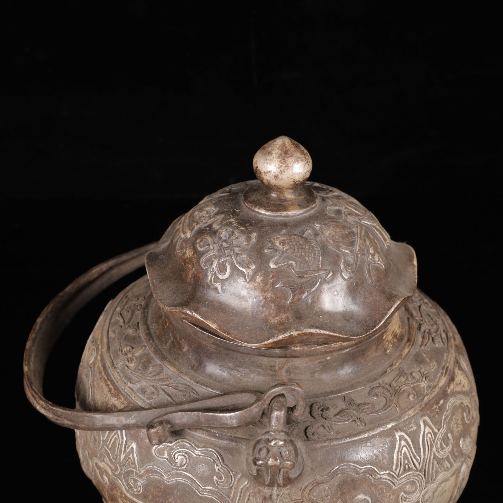 An Exquisite Silver-plated Figure Pattern Ewer - 13