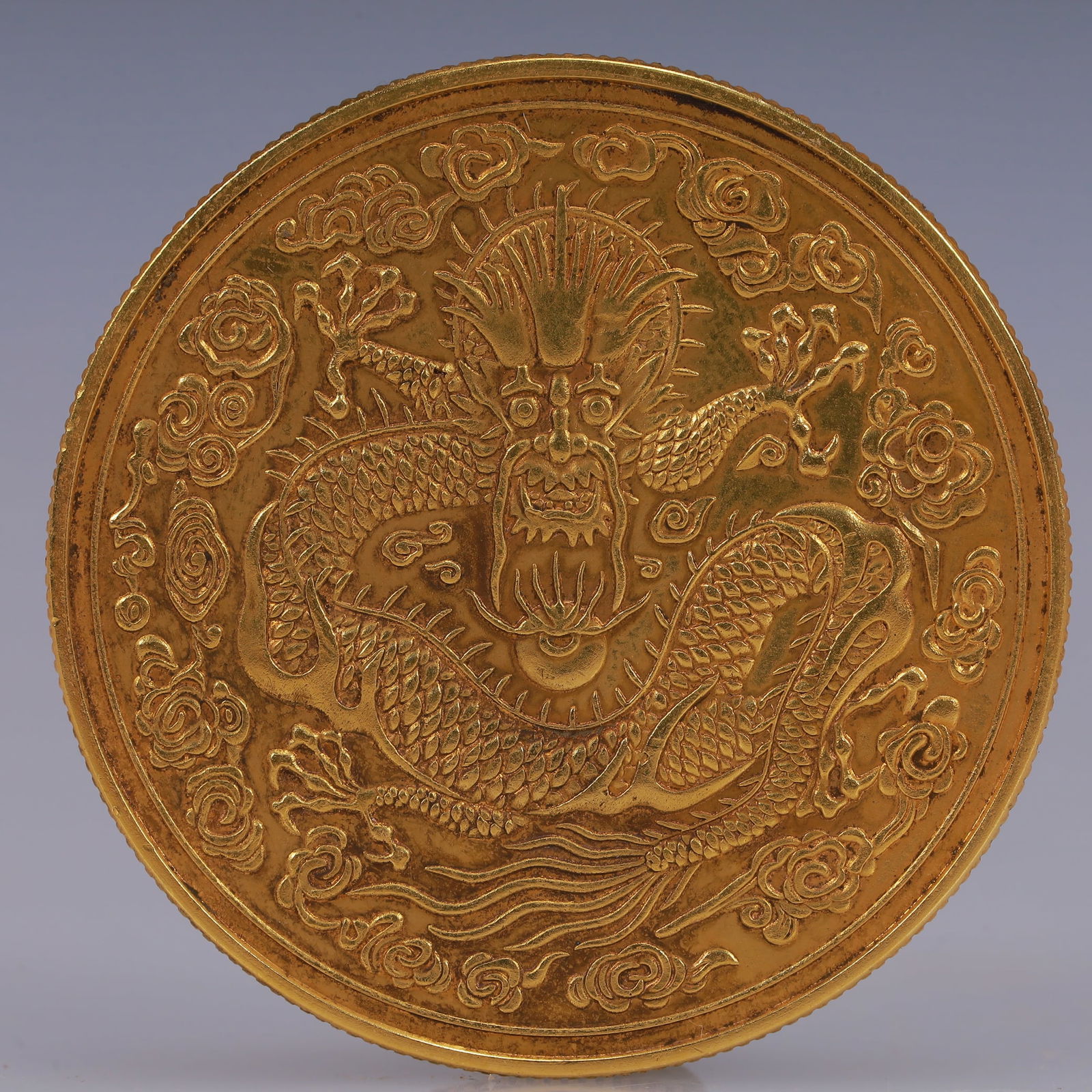 An Exquisite Gold Coin: An Exquisite Gold Coin,Qing Dynasty, China, Size:1.5in Weight:37.5g