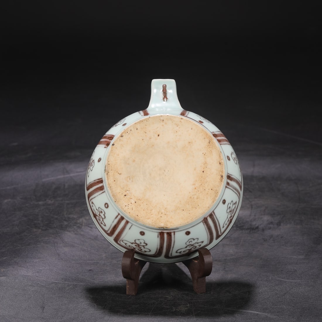 An Exquisite Underglaze-Red Rabbit Pattern Cup - 8