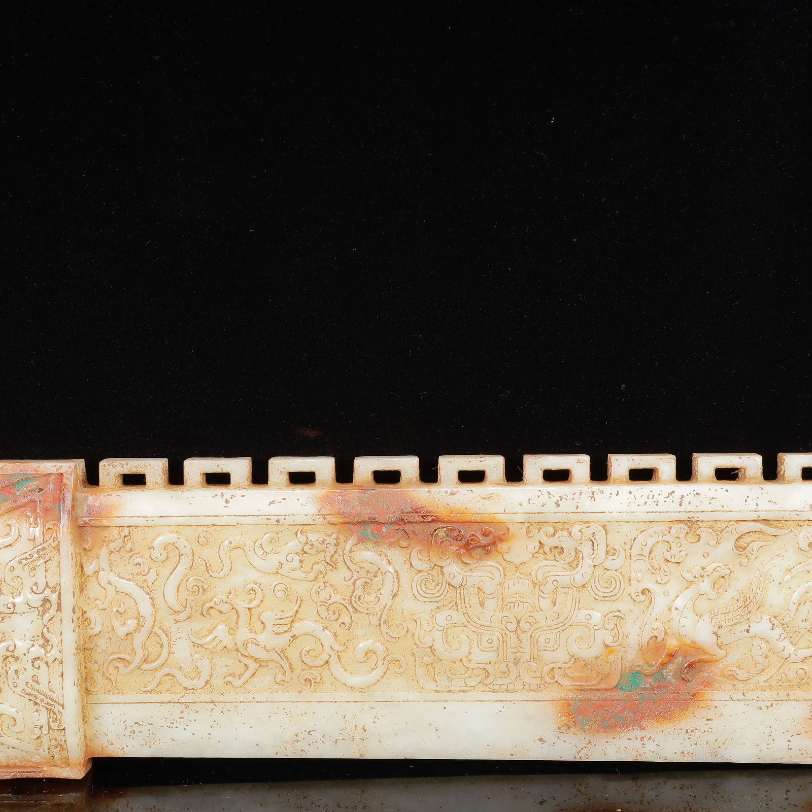 An Exquisite White Jade Chi-Dragon Pattern Sword - 8