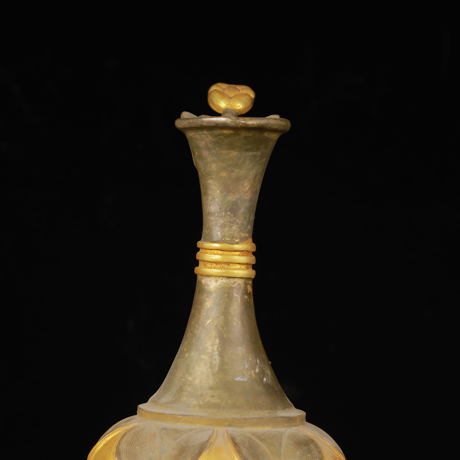 An Exquisite Gilt Silver Figure-Face Pattern Ewer - 8