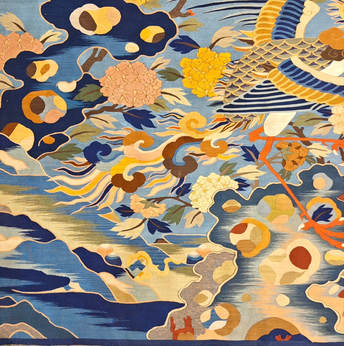 Phoenix and peony tapestry - 4