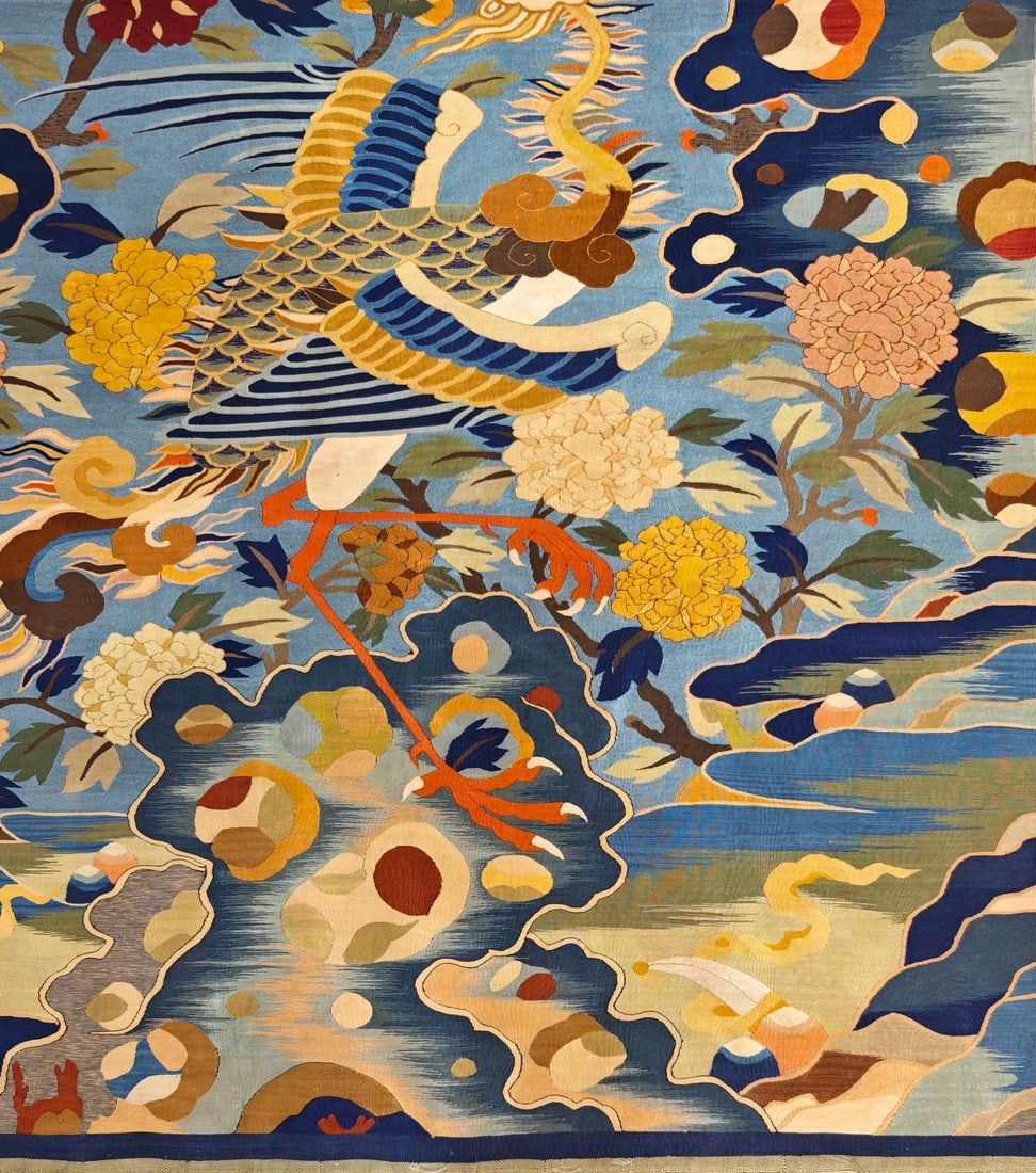 Phoenix and peony tapestry - 5