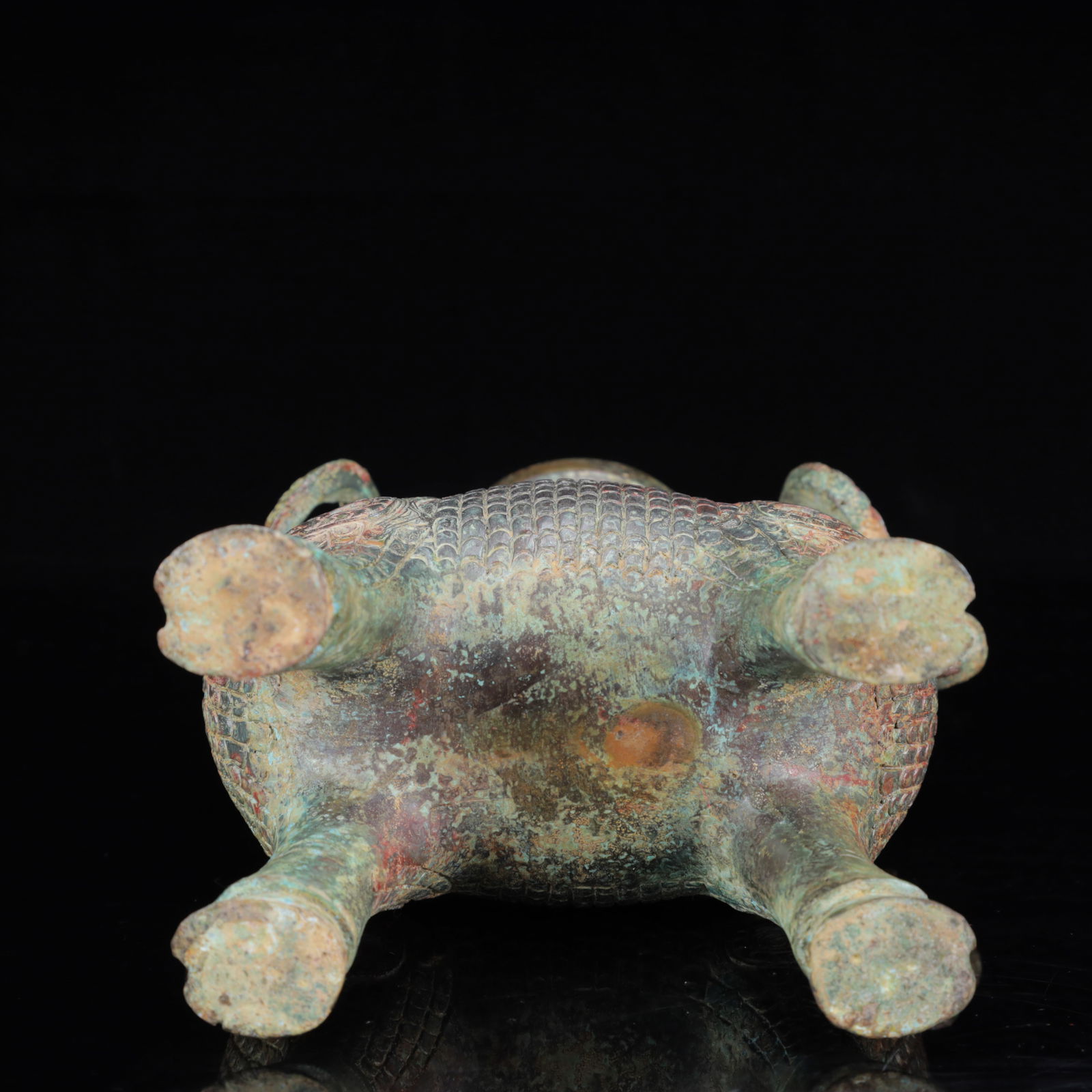 An Archaic Bronze Beast-Face Pattern Sheep Pot - 18