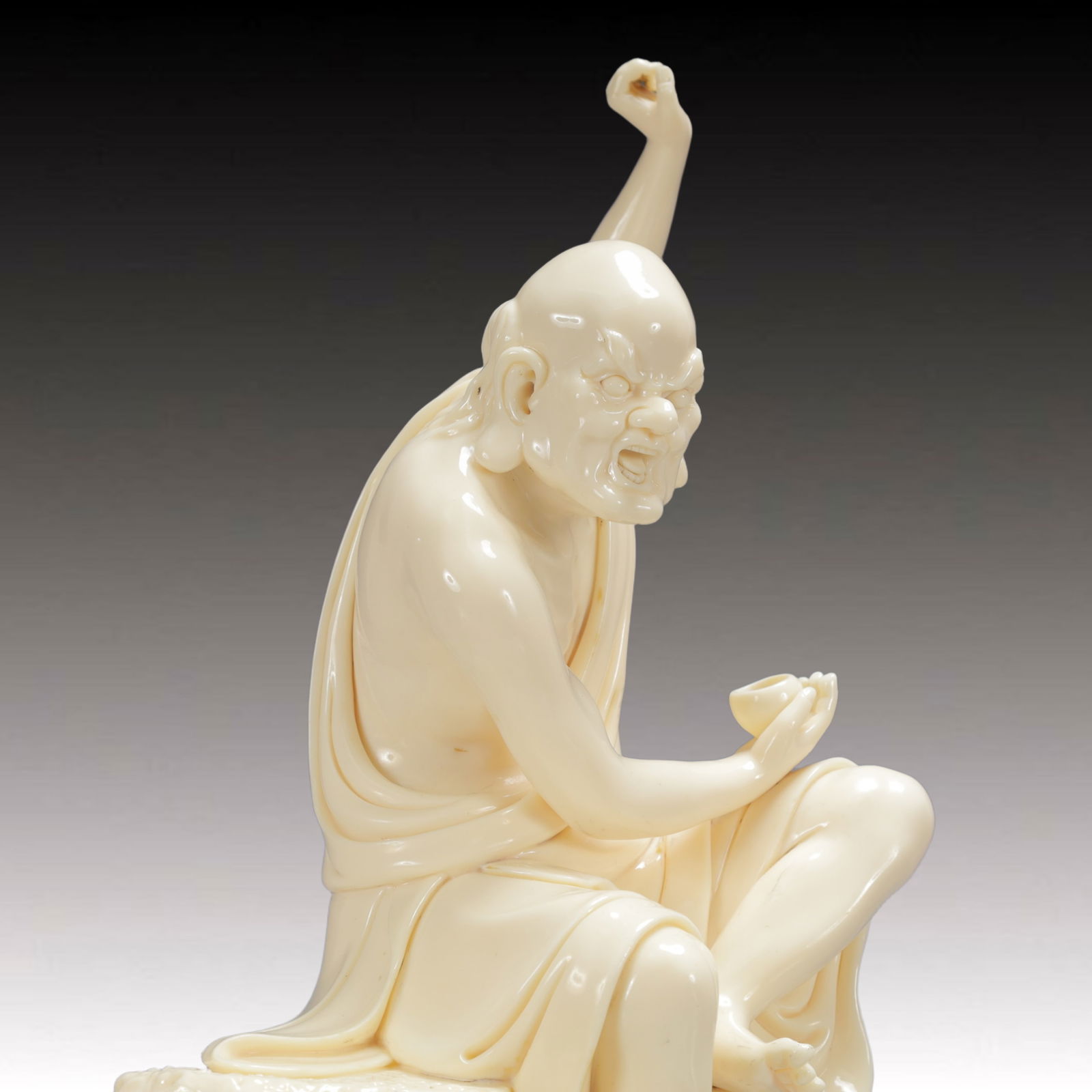 A Exquisite Ding yao Buddha statue - 8