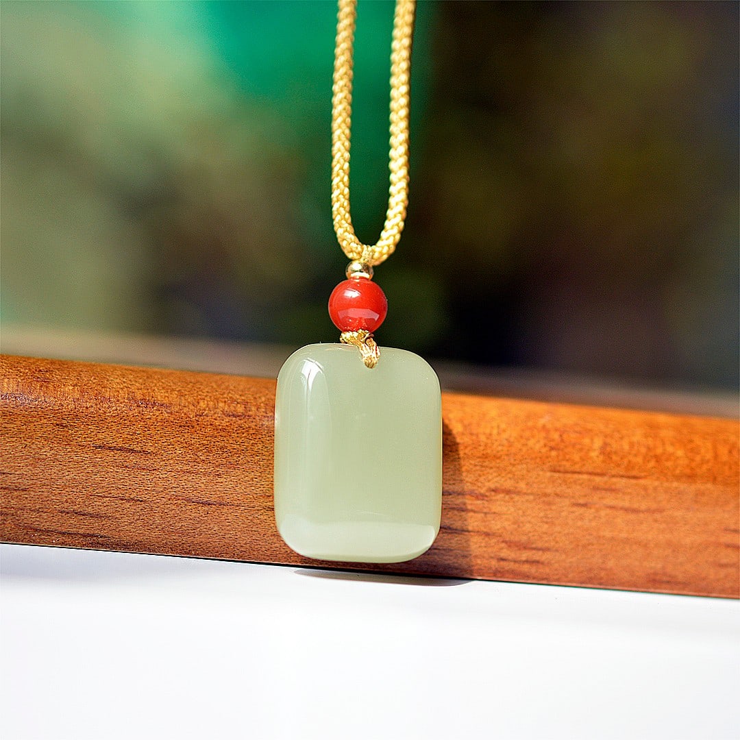 An Exquisite White Jade Pendant - 2