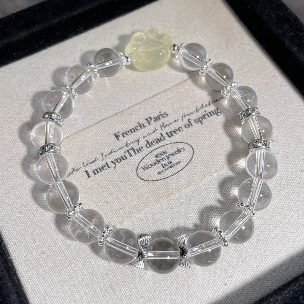 An Exquisite Crystal Bracelet: An Exquisite Crystal Bracelet,Size:0.3in 水晶手串