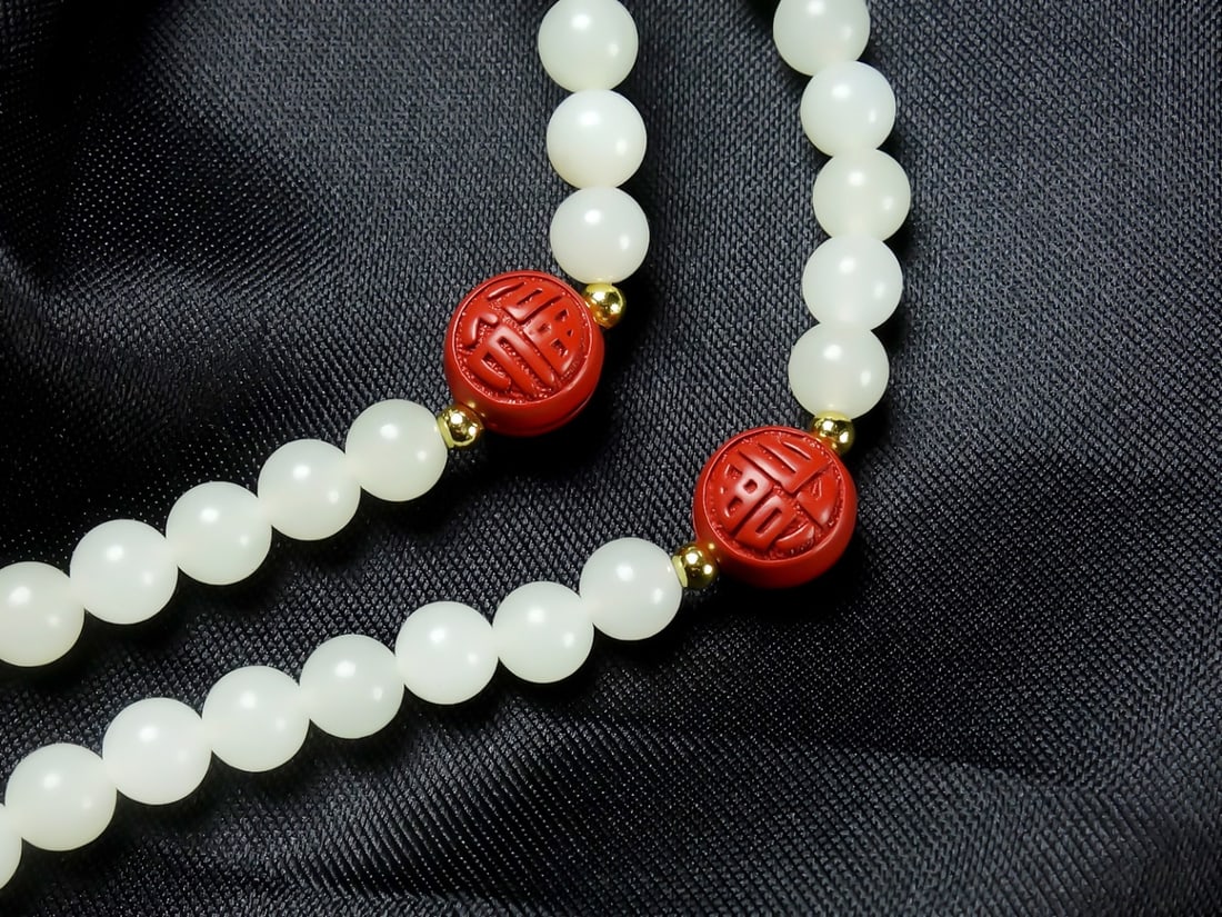 An Exquisite White Jade Bracelets - 5