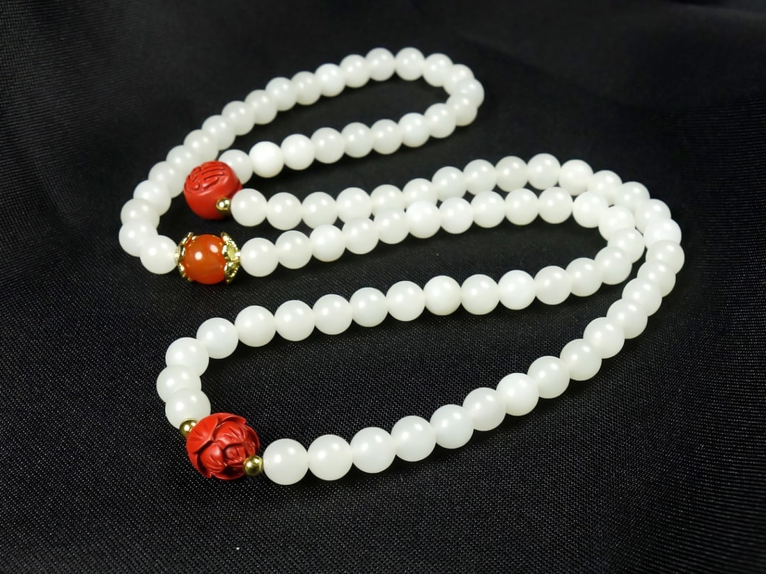 An Exquisite White Jade Bracelets - 6