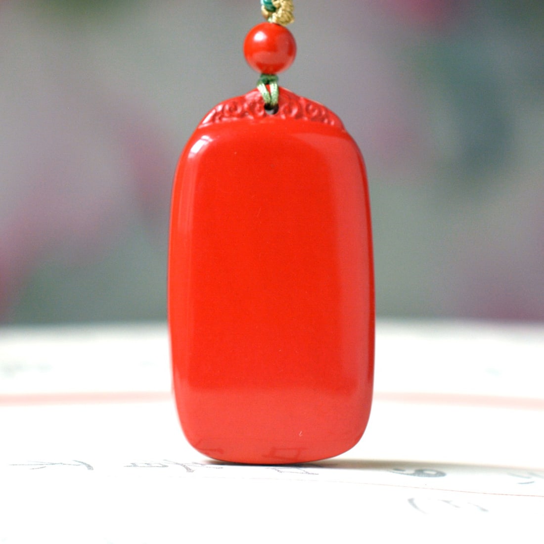 An Exquisite Cinnabar Pendant - 4