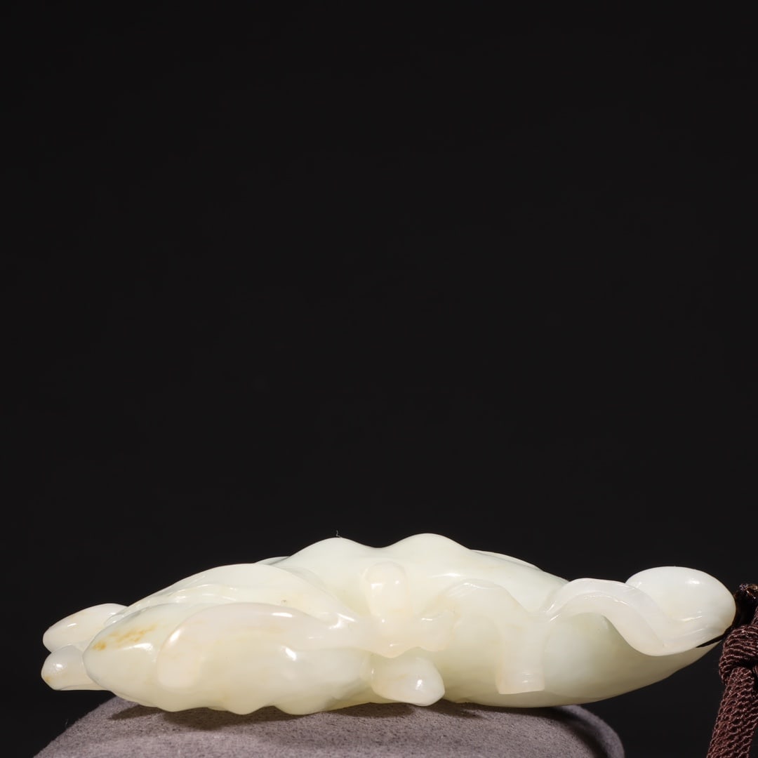 A Exquisite Hotan Jade Phoenix Pattern Pendant - 7