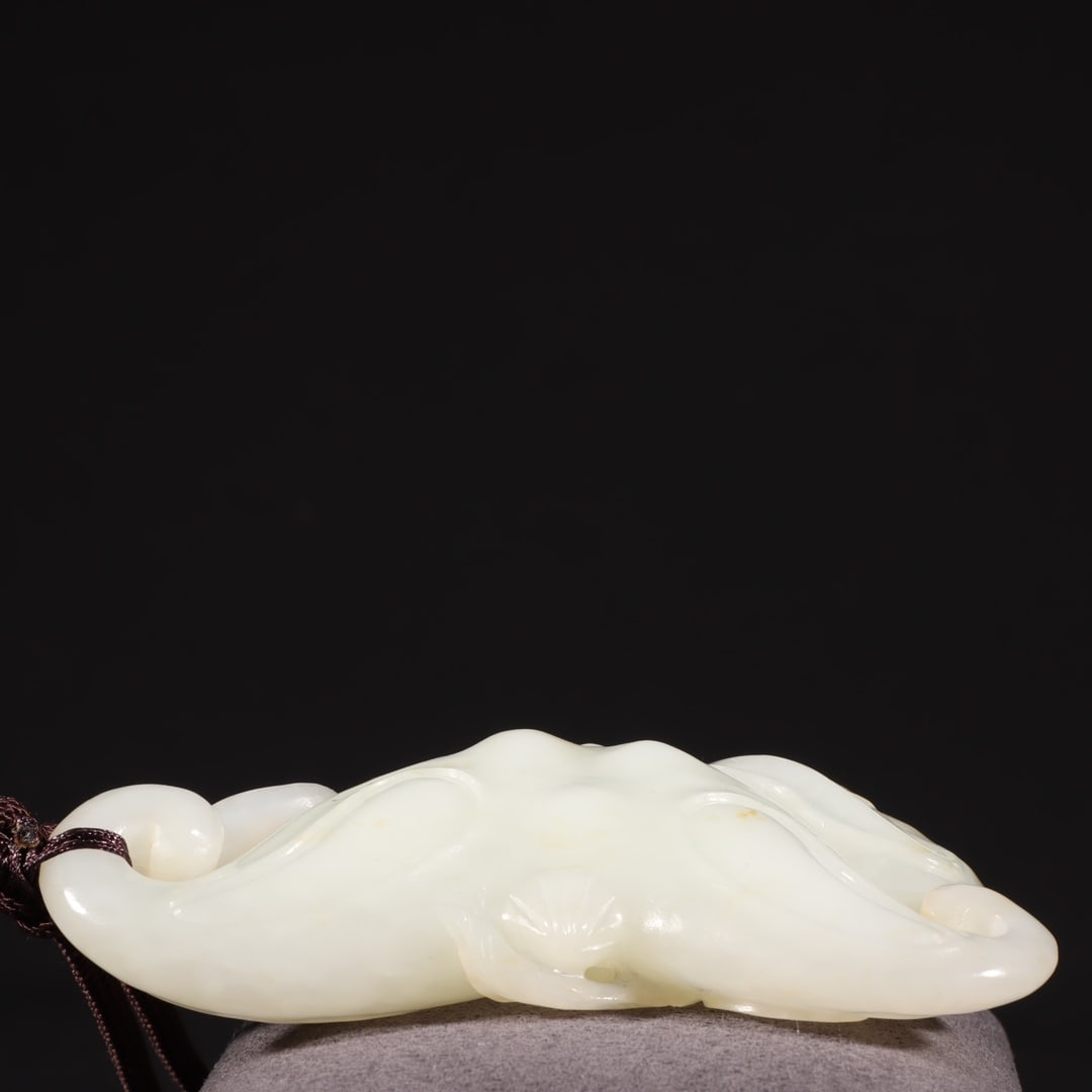 A Exquisite Hotan Jade Phoenix Pattern Pendant - 8