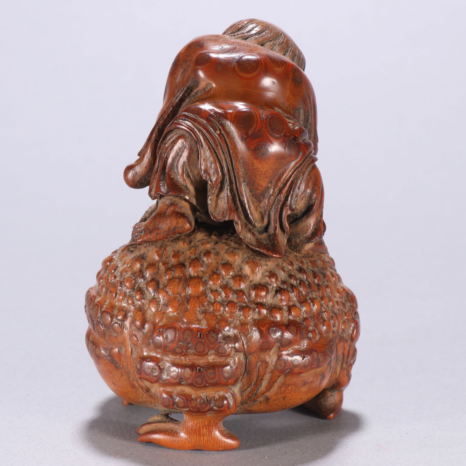 A Exquisite Bamboo Golden Toad Ornament - 5