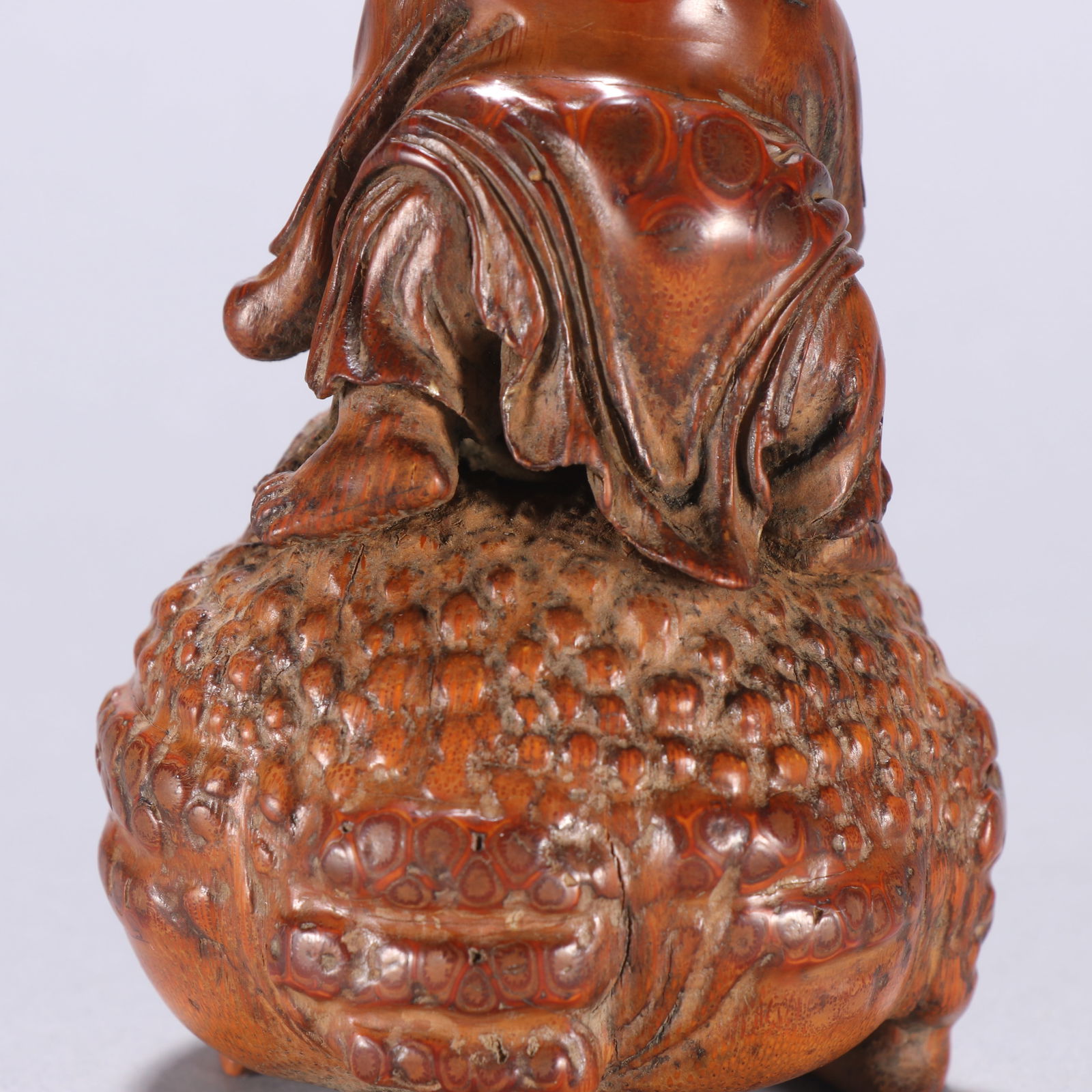 A Exquisite Bamboo Golden Toad Ornament - 6