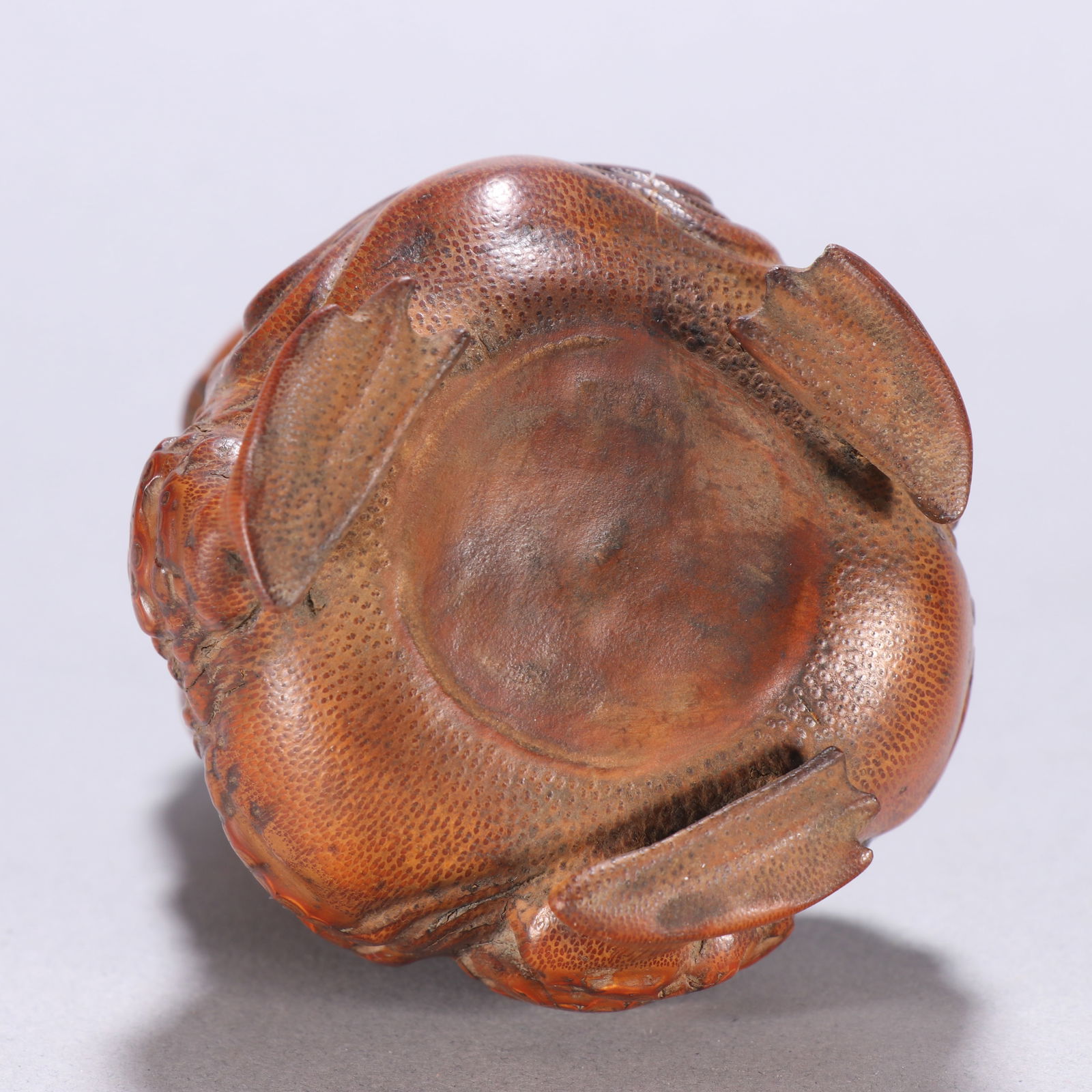 A Exquisite Bamboo Golden Toad Ornament - 9