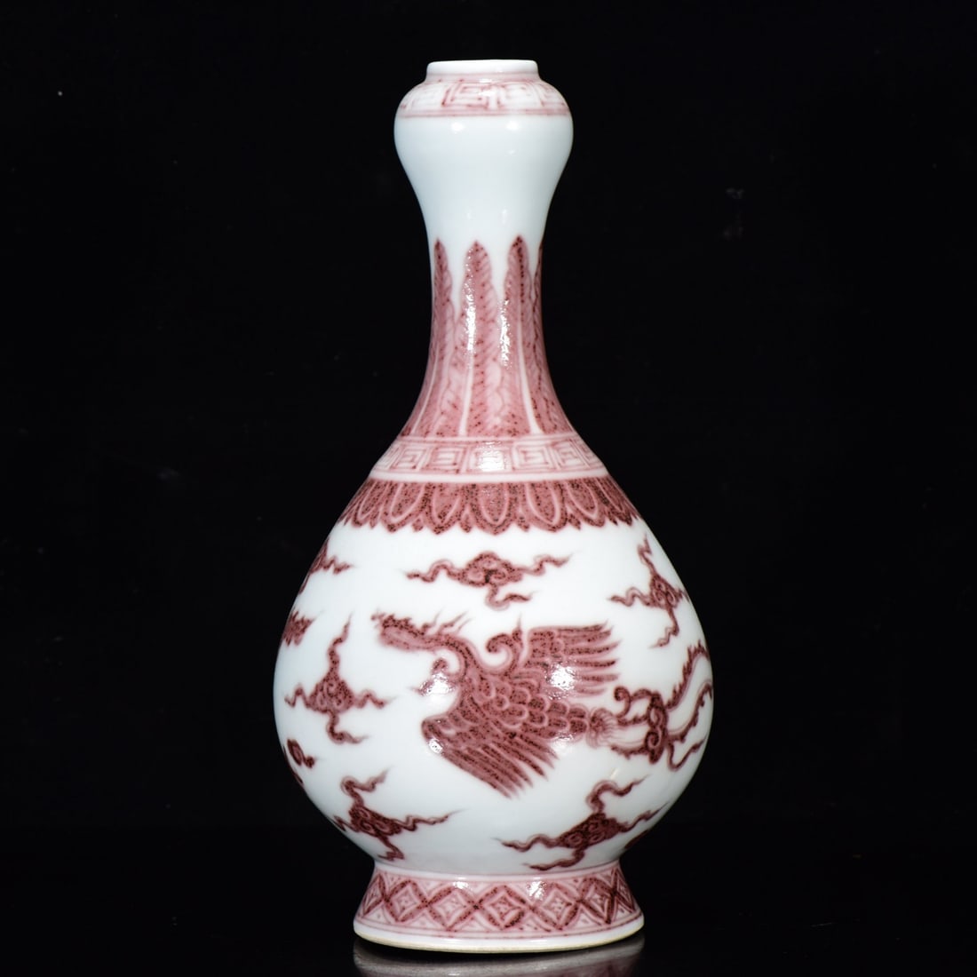 A Exquisite Underglaze-Red Dragon pattern Vase - 2