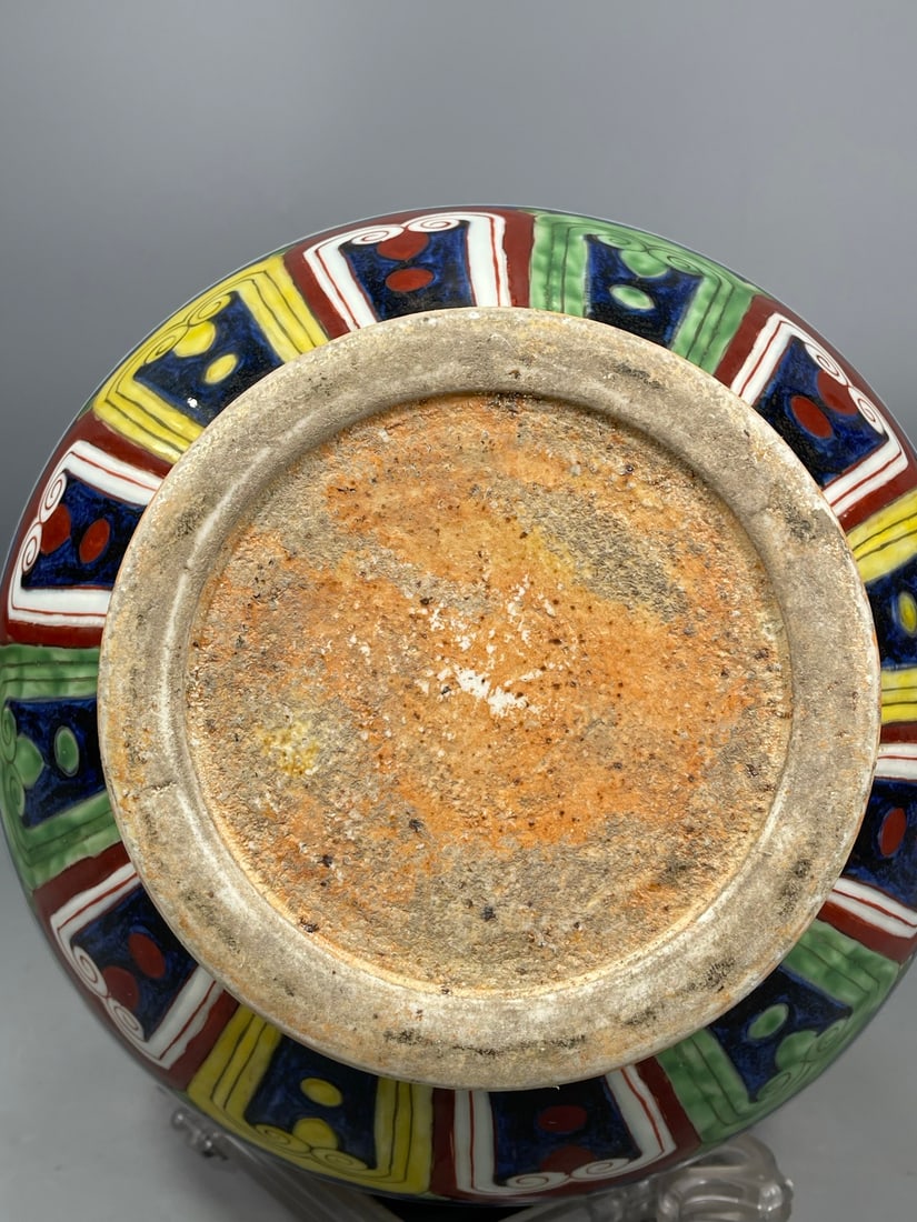 A Exquisite Wucai Dragon pattern Vase - 9