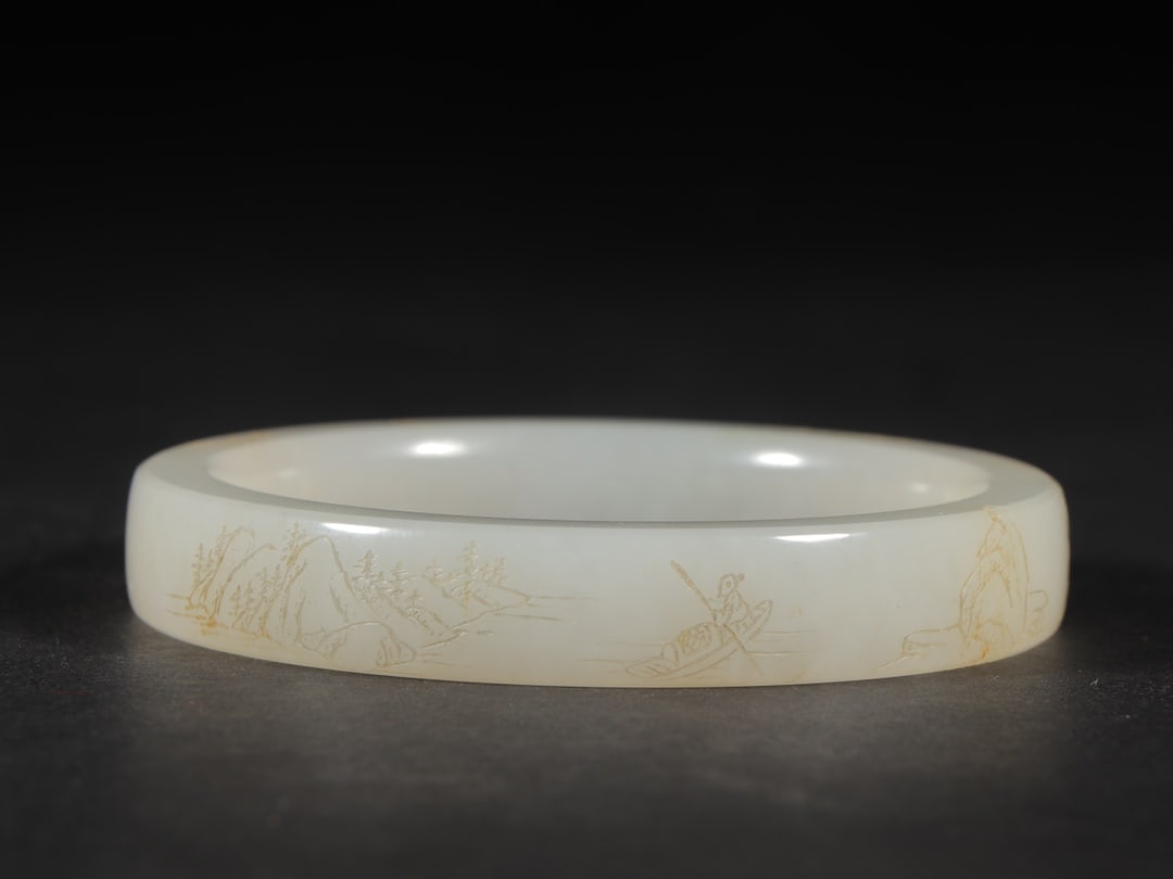 A Exquisite Hotan Jade Bracelets - 7