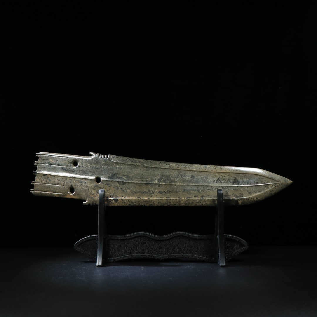 A Exquisite Hotan Jade Weapon - 9
