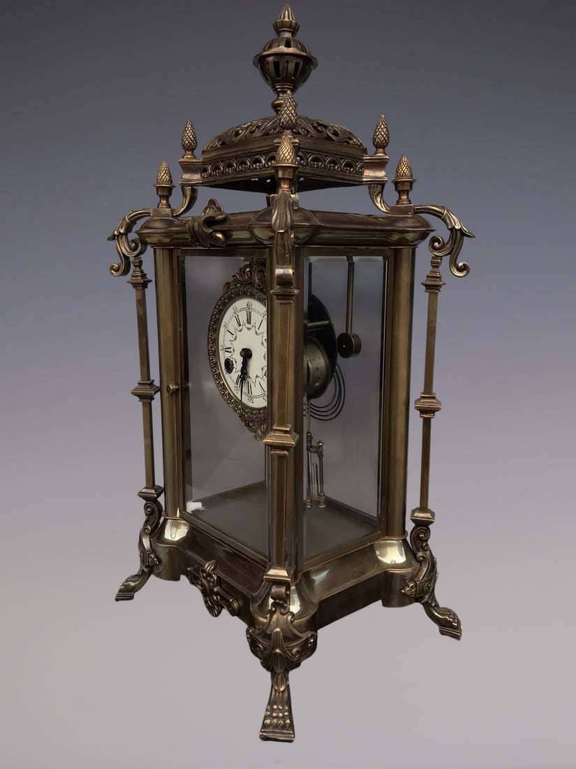 An Exquisite Bronze Clock - 2