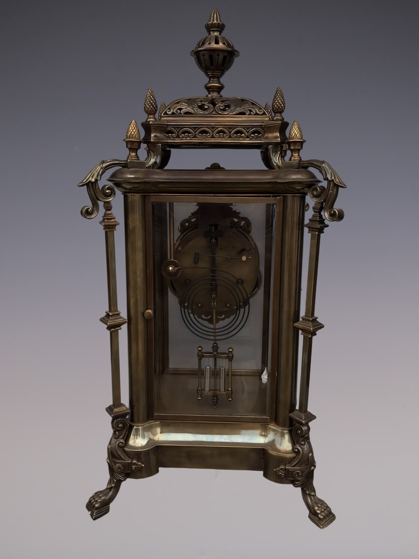 An Exquisite Bronze Clock - 4
