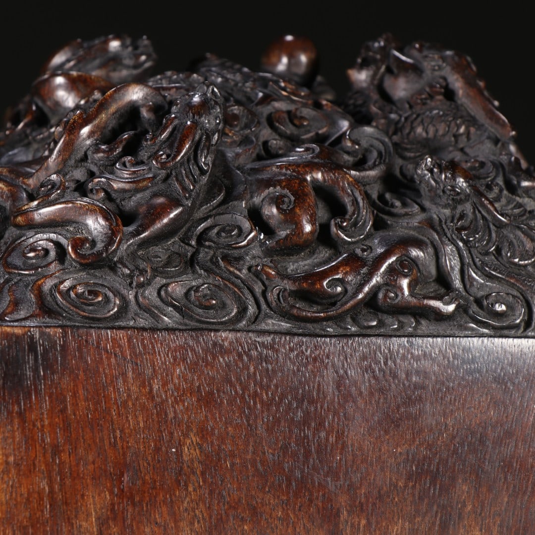 An Exquisite Eaglewood Dragon Pattern Seal - 2