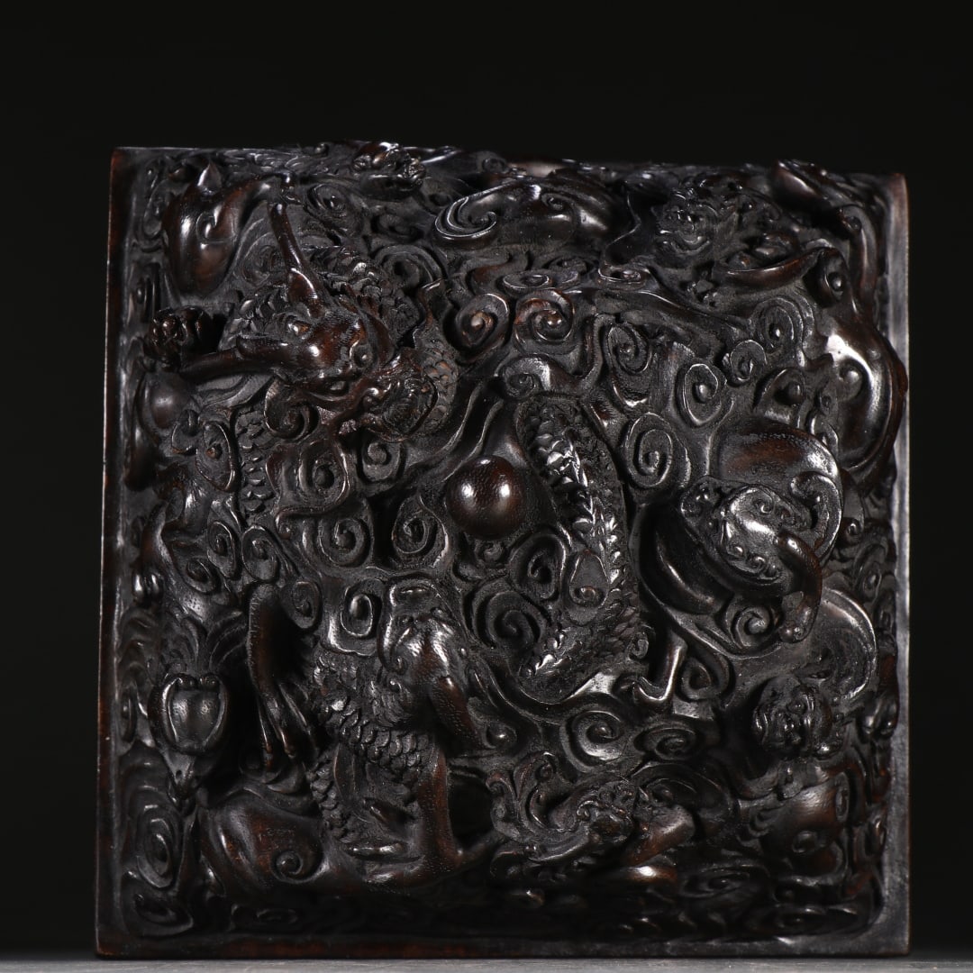 An Exquisite Eaglewood Dragon Pattern Seal - 8