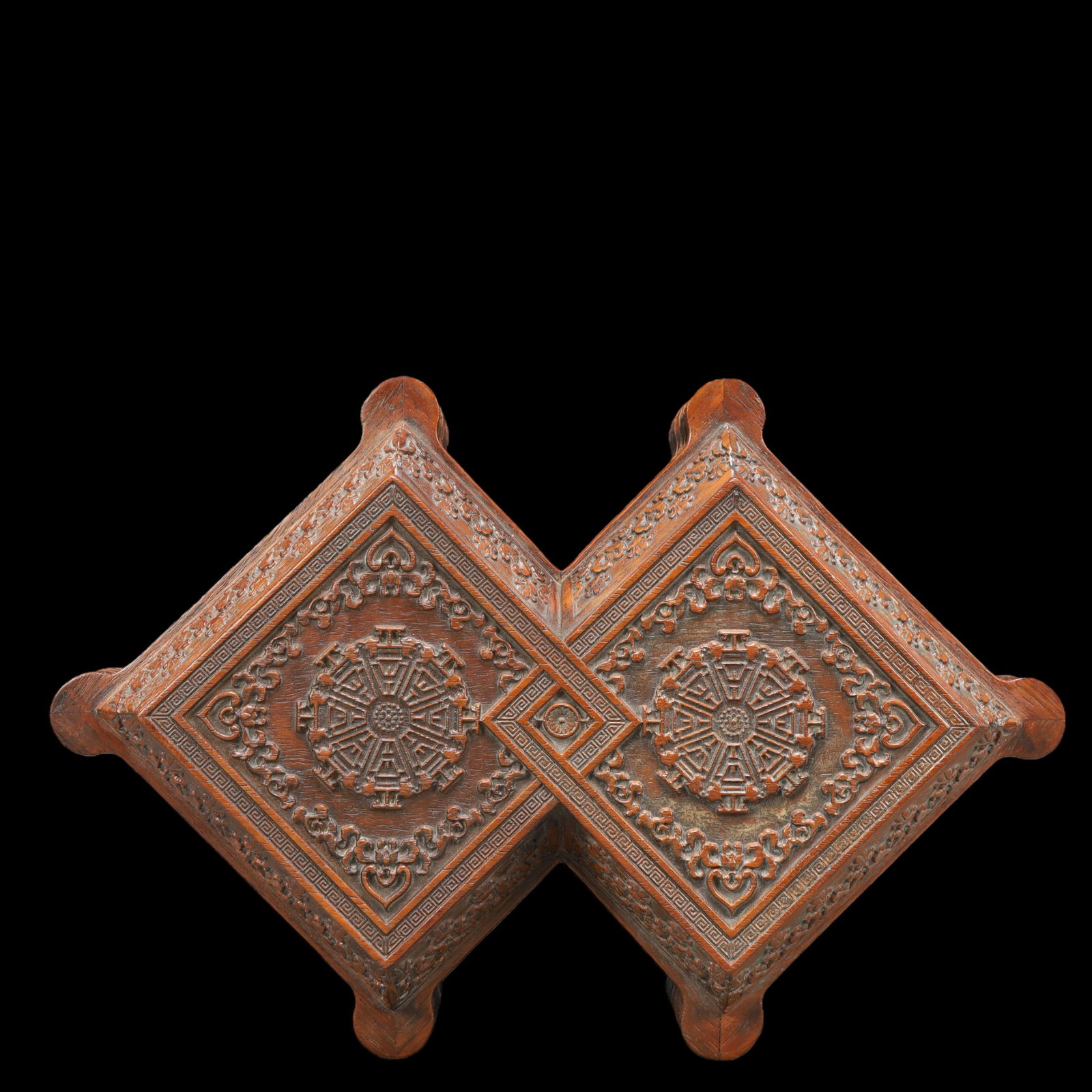 A Exquisite Boxwood Lotus Pattern Box - 6