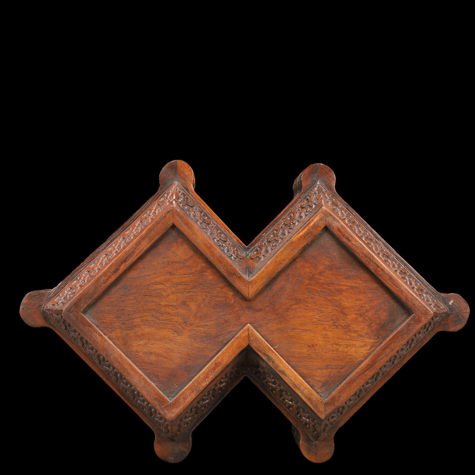 A Exquisite Boxwood Lotus Pattern Box - 8