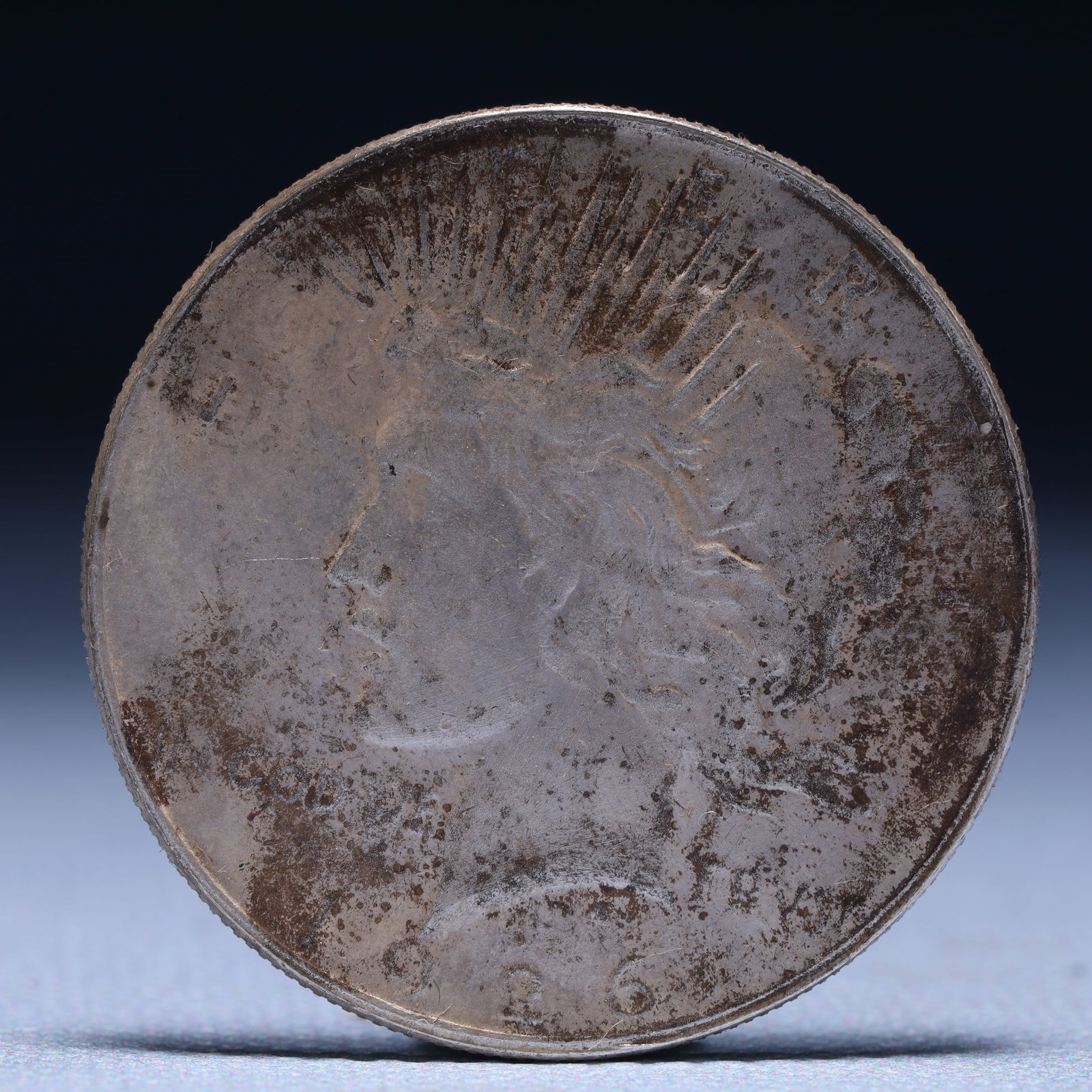 Liberty In God We Trust 1926 Sterling Silver One Dollar Coin: Liberty In God We Trust 1926 Sterling Silver One Dollar Coin, Eagle stamp, Weight:26.9g