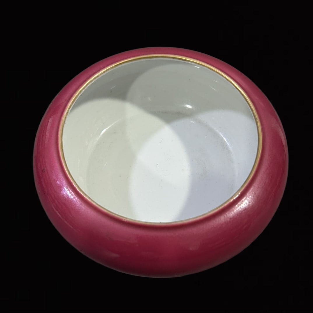 An Exquisite Ruby Red-Glazed Brush Washer - 2