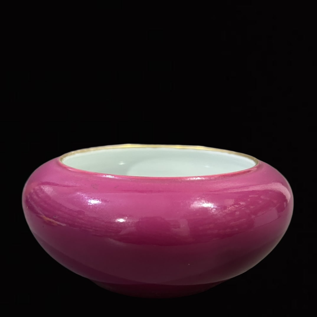 An Exquisite Ruby Red-Glazed Brush Washer - 3