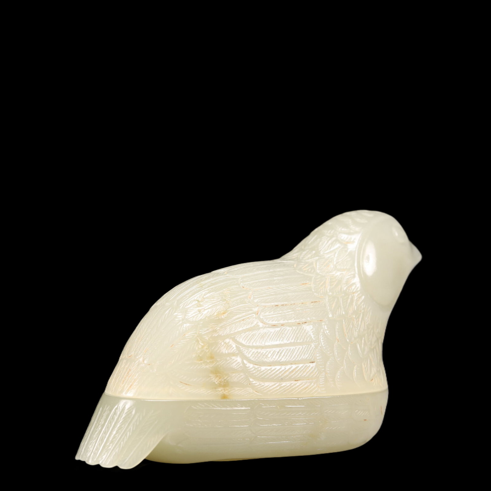 An Exquisite White Jade Bird Ornament - 6