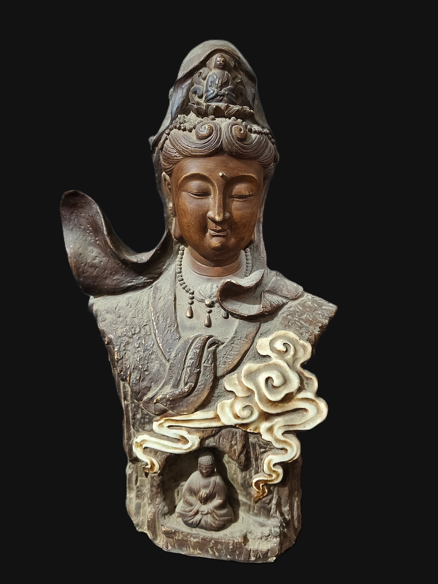 An Exquisite Shiwan yao Statue of Bodhisattva (1 of 9)